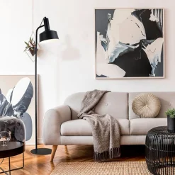 Lámpara de pie Leana Lumit 60W metal Ø19x136 cm