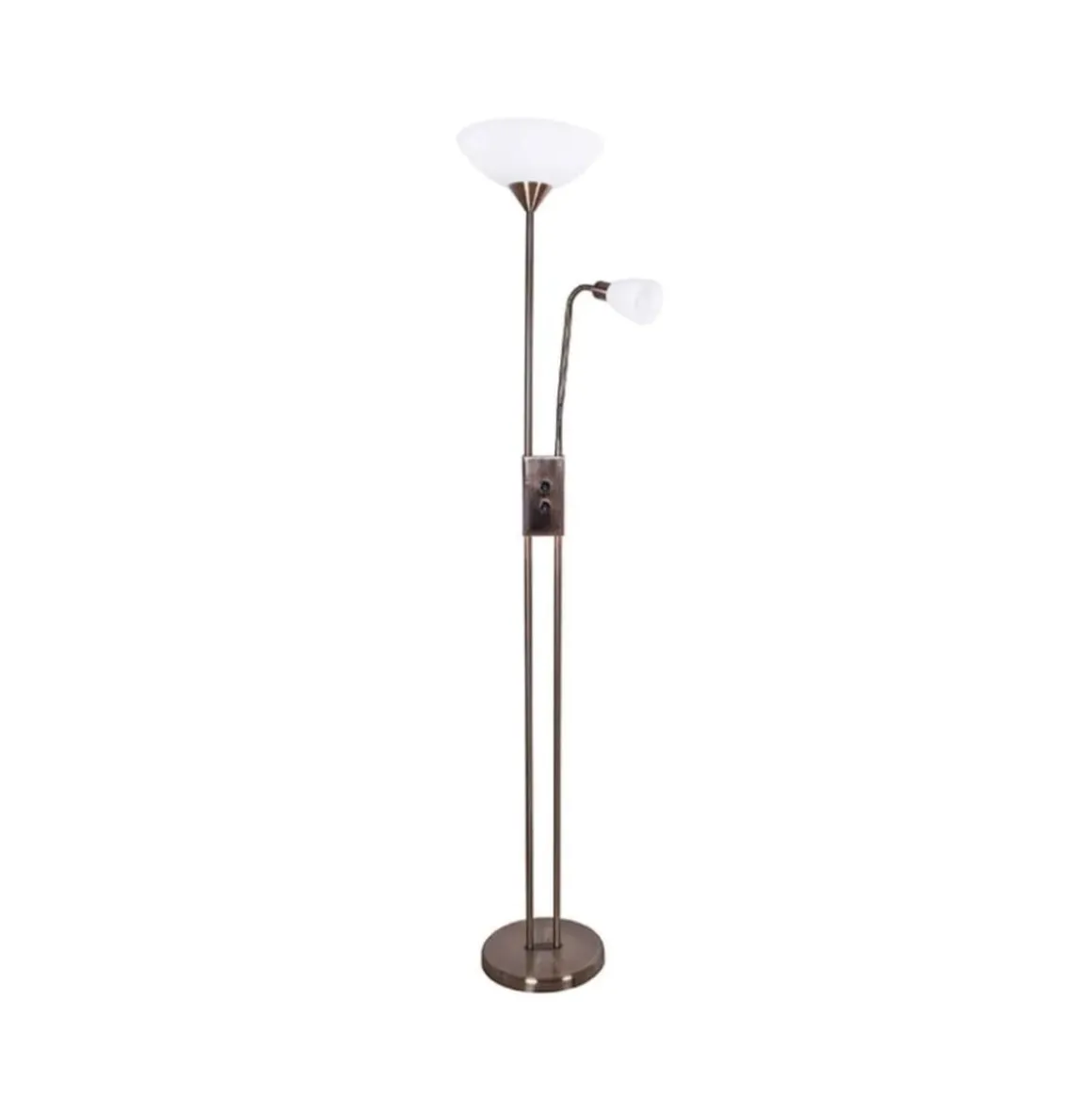 Lámpara de pie Milano Bel Air 40W con brazo orientable 178 cm