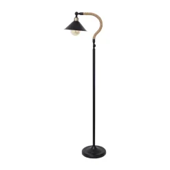 Lámpara de pie Soga Lumit 40W marrón Ø26x144 cm
