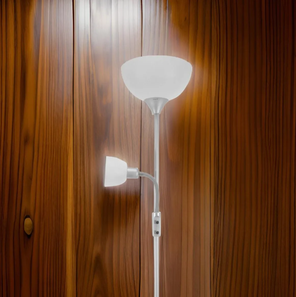 Lámpara de pie Torino Bel Air 80W + brazo orientable Ø25x179 cm