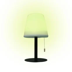 Lámpara de sobremesa Biana Lumit LED RGB con USB blanco Ø16x30 cm