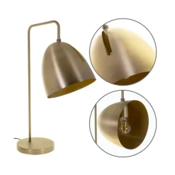 Lámpara de sobremesa Inoi Lumit 28W bronce Ø20x57 cm
