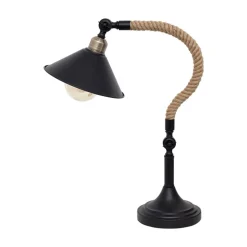 Lámpara de sobremesa Soga Lumit 40W negro 57x22,5x42 cm