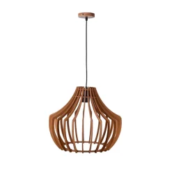 Lámpara de techo Bali Bel Air 40W altura regulable madera Ø35 cm