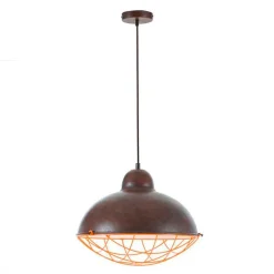 Lámpara de techo colgante Norvika negro/bronce 150x35,5x35,5 cm