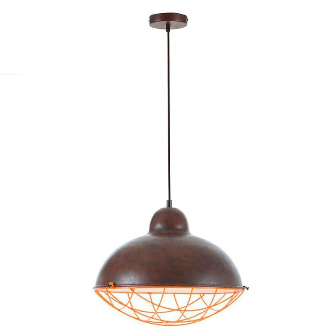 Lámpara de techo colgante Norvika negro/bronce 150x35,5x35,5 cm