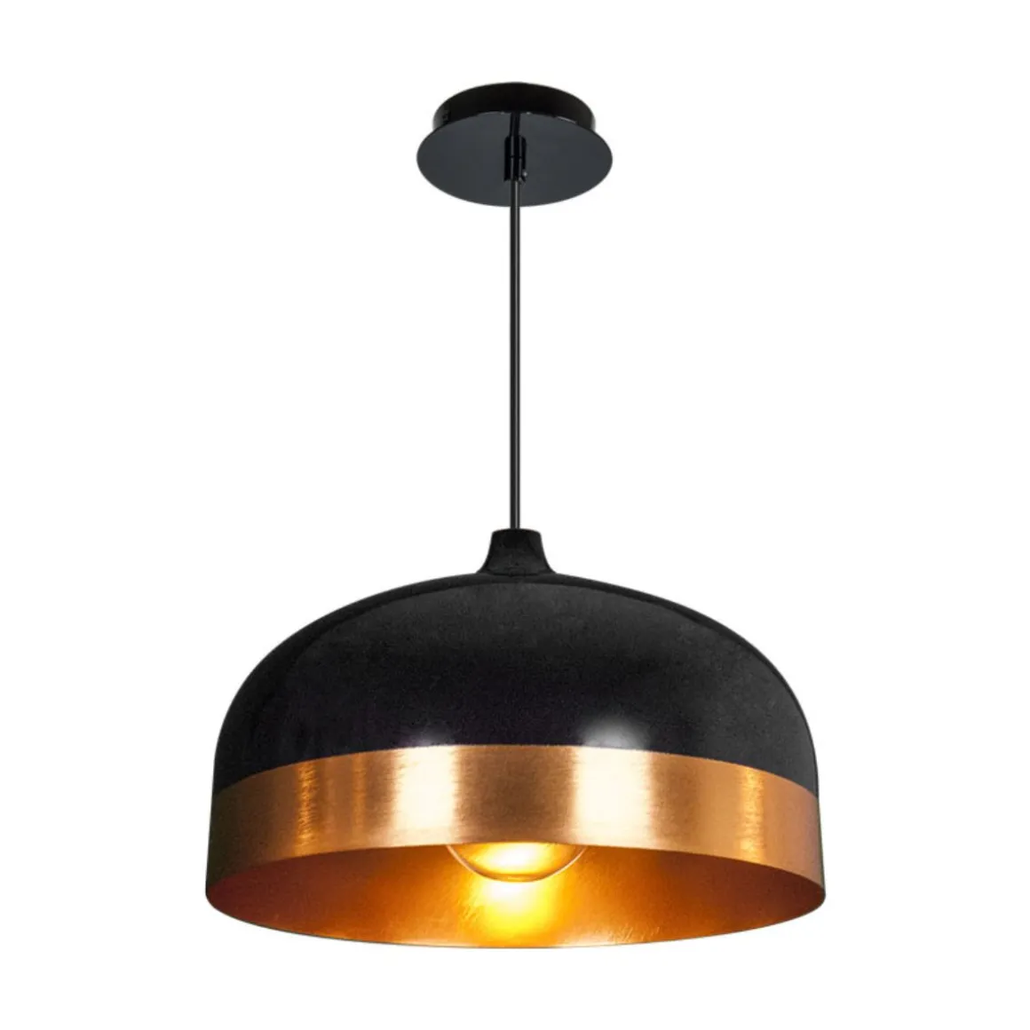 Lámpara de techo Edison Lumit 60W altura regulable Ø33 cm