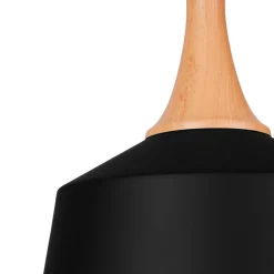 Lámpara de techo Giani Lumit 60W altura regulable negro/oro Ø27 cm
