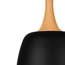 Lámpara de techo Guga Lumit 60W altura regulable negro/oro Ø26 cm