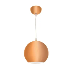 Lámpara de techo Guido Lumit 40W altura ajustable cobre Ø19 cm