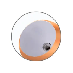 Lámpara de techo Guido Lumit 40W altura ajustable cobre Ø19 cm
