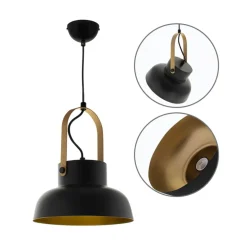 Lámpara de techo Guimar Lumit 40W altura regulable Ø23 cm