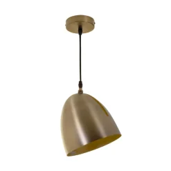 Lámpara de techo Inoi Lumit 28W altura regulable bronce Ø20 cm