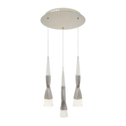 Lámpara de techo Meteor Lumit 21W 1570 lm altura regulable beige Ø30 cm
