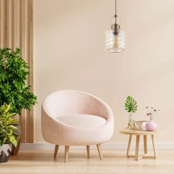 Lámpara de techo Zulaia Lumit 60W altura regulable bronce Ø20 cm