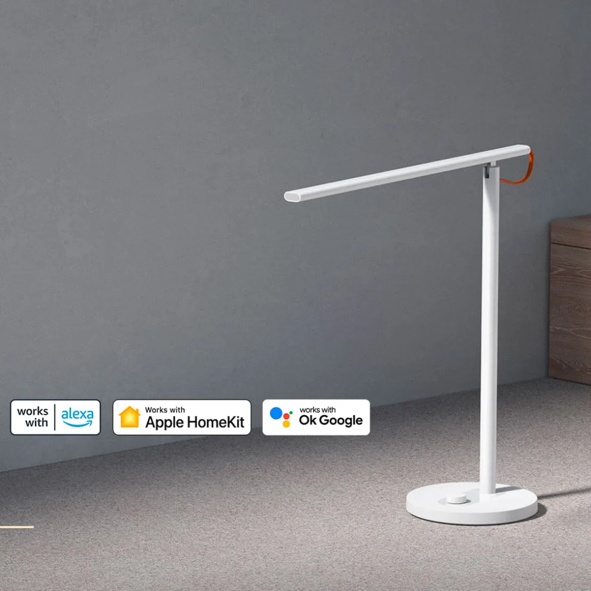 Lámpara inteligente Xiaomi Mi LED Desk Lamp 1S 6W control por voz blanco