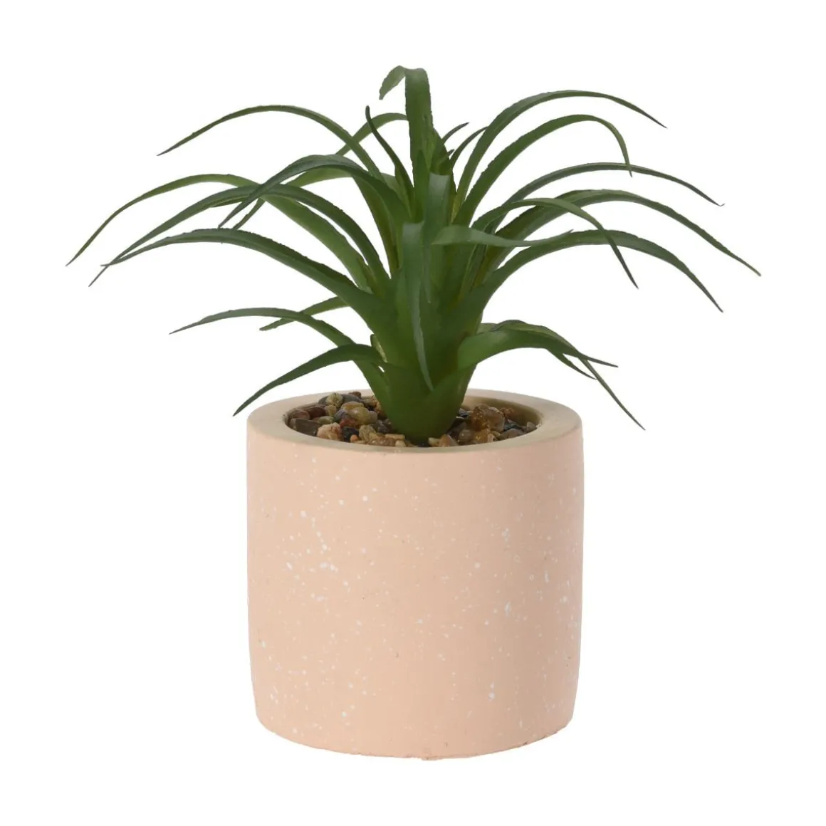 Maceta con planta artificial terrazo Ø12x16 cm