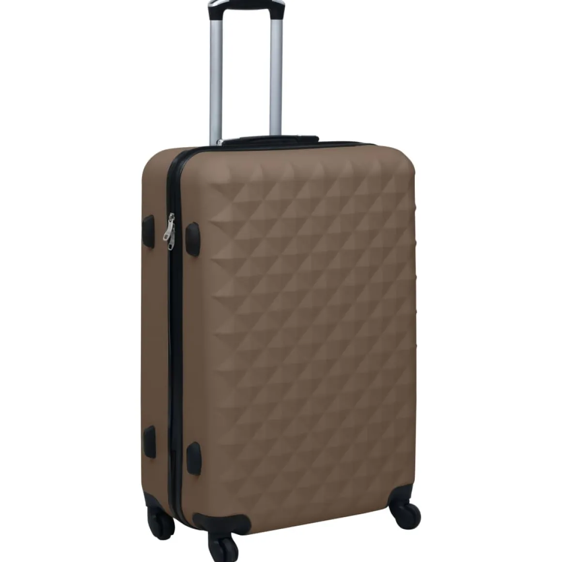 Maleta trolley rígida con ruedas giratorias 28x76x48