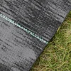 Malla de jardín Formentera Outsunny transpirable 100 g/m² negro 2x50 m