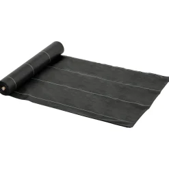 Malla de jardín Formentera Outsunny transpirable 100 g/m² negro 2x50 m