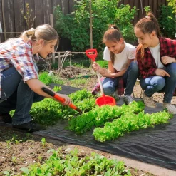 Malla de jardín Menorca Outsunny transpirable 60 g/m² negro 1x100 m