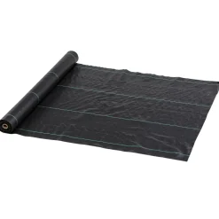 Malla de jardín Menorca Outsunny transpirable 60 g/m² negro 1x100 m