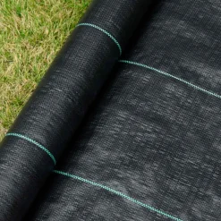 Malla de jardín Outsunny contra malas hierbas 100 g/m² negro 1x50m