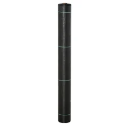 Malla de jardín Outsunny contra malas hierbas 100 g/m² negro 1x50m