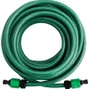 Manguera de exterior PVC con acopladores verde 100m