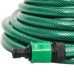 Manguera de exterior PVC con acopladores verde 20m