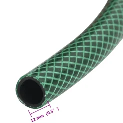 Manguera de exterior PVC con acopladores verde 20m