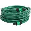 Manguera de exterior PVC con acopladores verde 10m