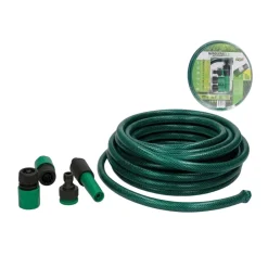 Manguera Eli con 4 accesorios verde 20 m