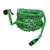 Manguera extensible con pistola 7 funciones verde 15-45 m