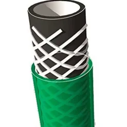 Manguera Kinzo con 4 adaptadores verde 15 m