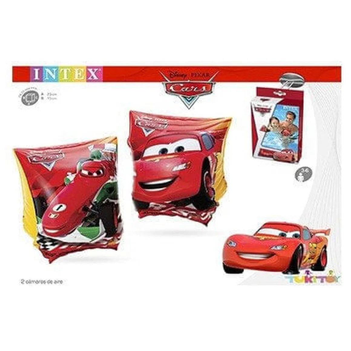 Manguitos infantiles Cars 23x15 cm