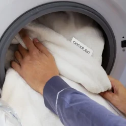Manta eléctrica Cecotec HeatConfort Calma Frannel 10 temperaturas beige