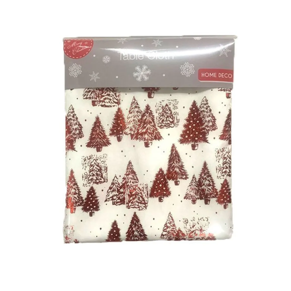Mantel navideño Home Deco diseño abetos 230x140 cm
