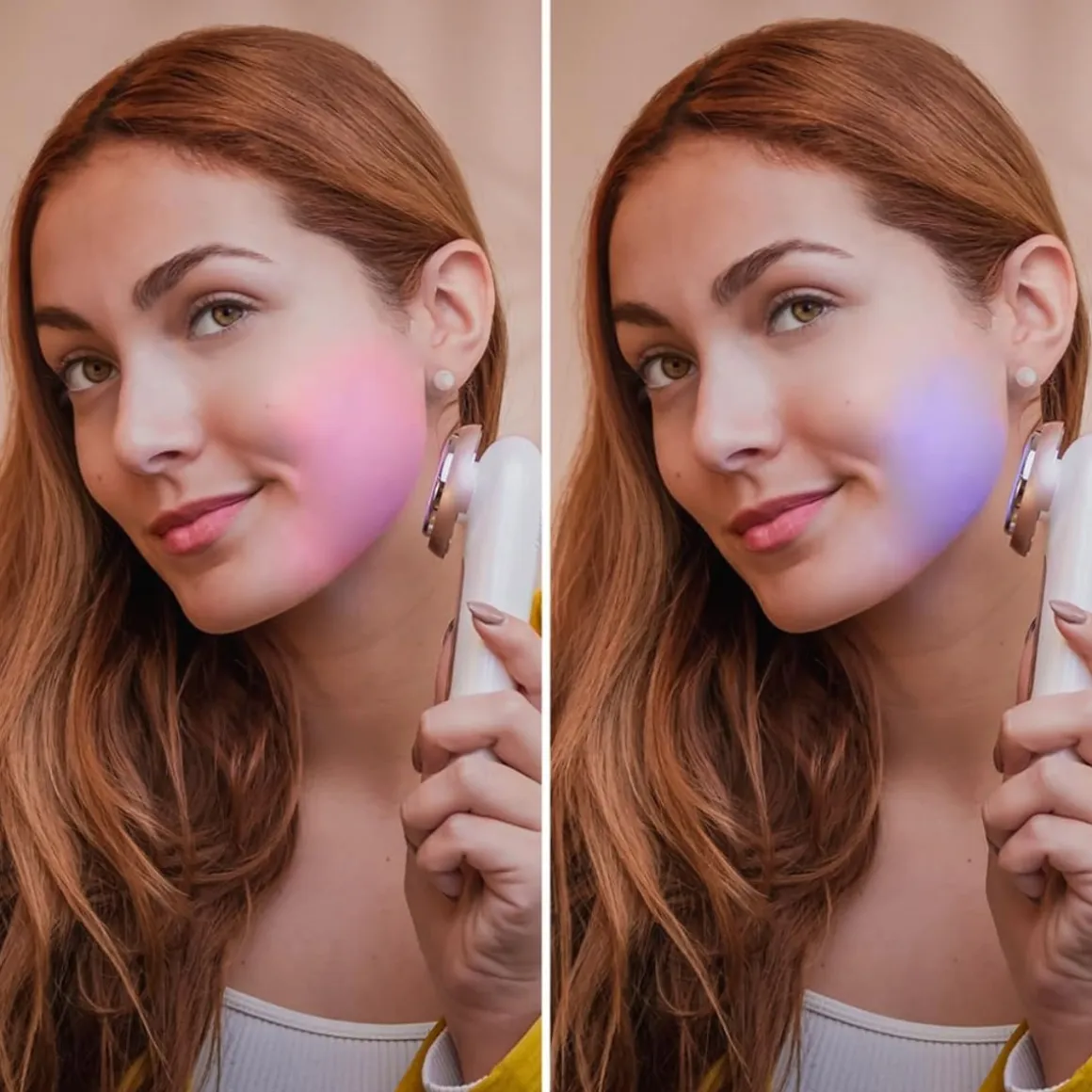Masajeador facial Cecotec Bamba FaceCare LightSonic fototerapia 5 intensidades