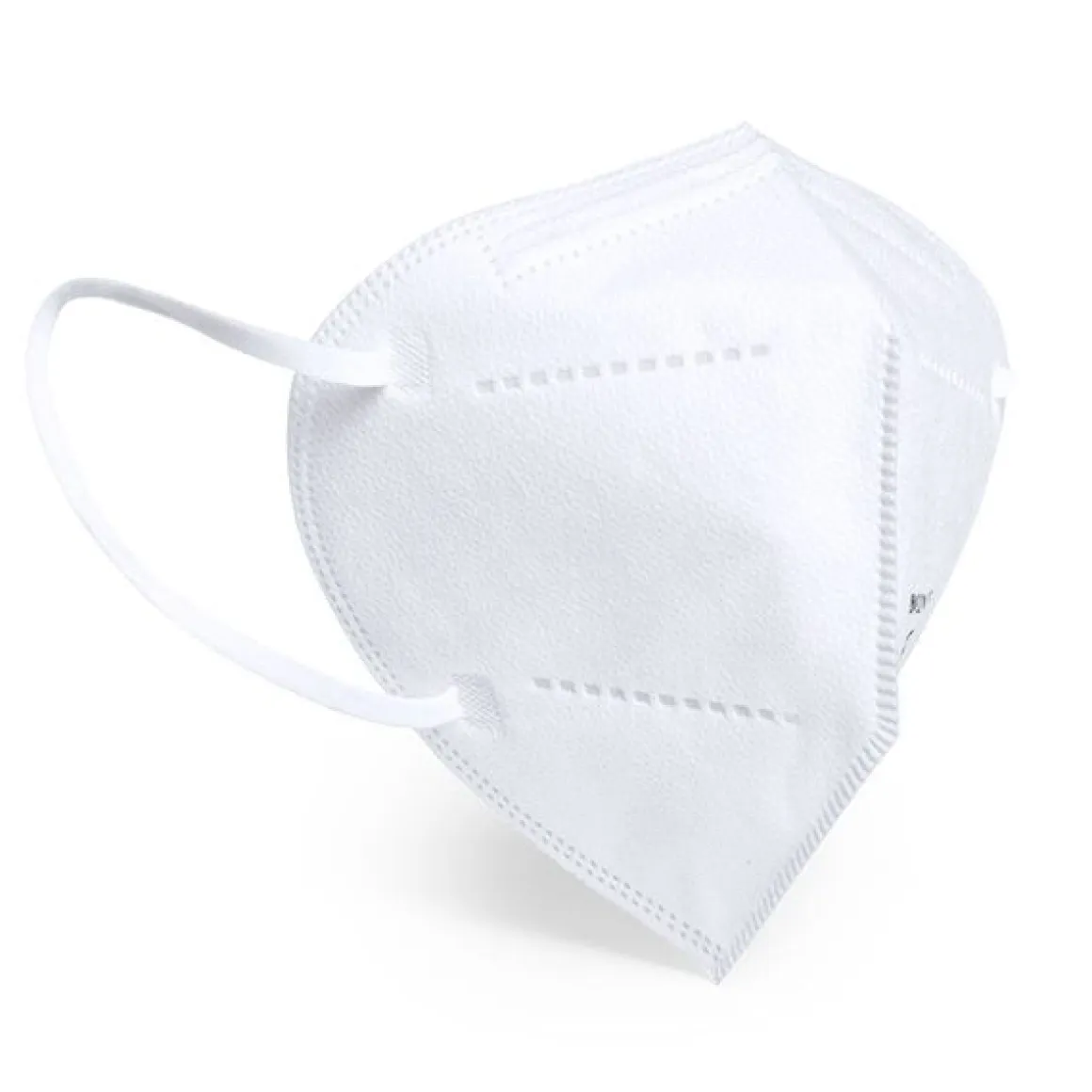 Mascarilla autofiltrante FFP2 + pieza de ajuste blanca