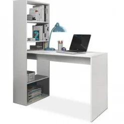 Mesa + estantería Gio Plus reversible blanco Artik
