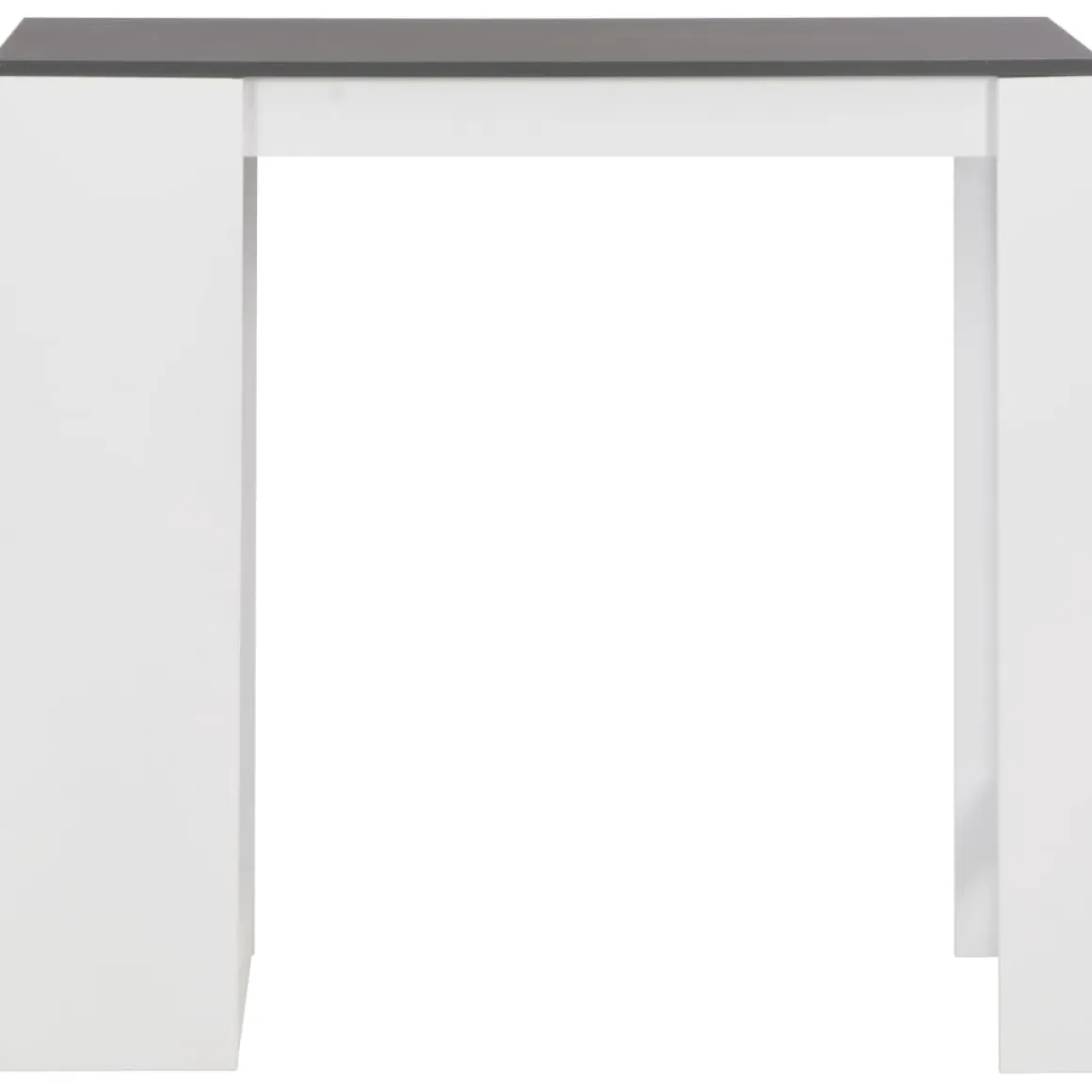 Mesa alta de cocina Acra con estantería 103x110x50 cm