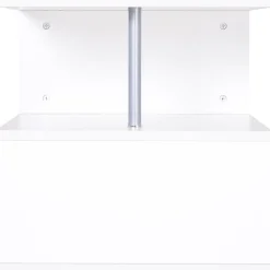 Mesa auxiliar Homcom 3 niveles blanco 50x50x50 cm