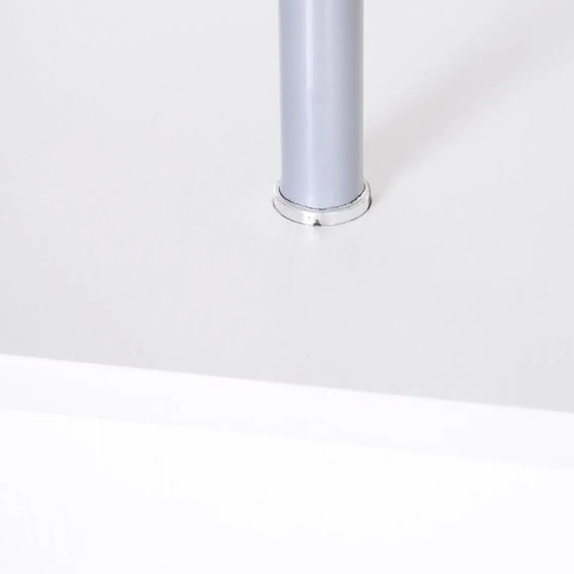 Mesa auxiliar Homcom 3 niveles blanco 50x50x50 cm