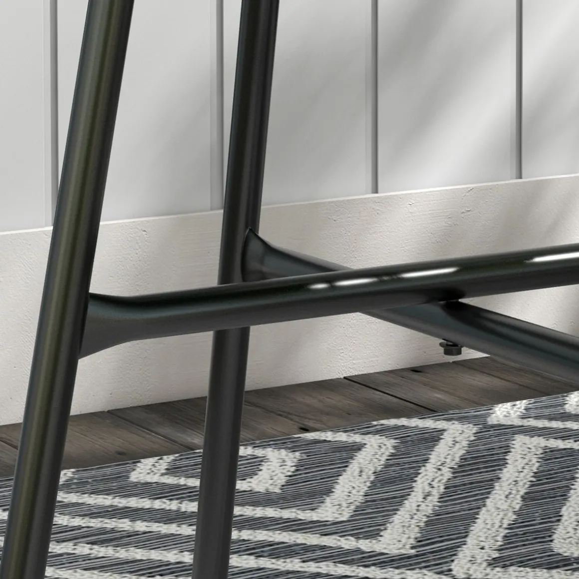 Mesa auxiliar Mokh Outsunny encimera vidrio Ø50x50 cm