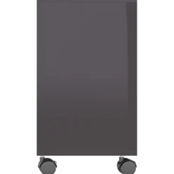 Mesa auxiliar Thina 2 compartimentos con ruedas 55x70x35 cm