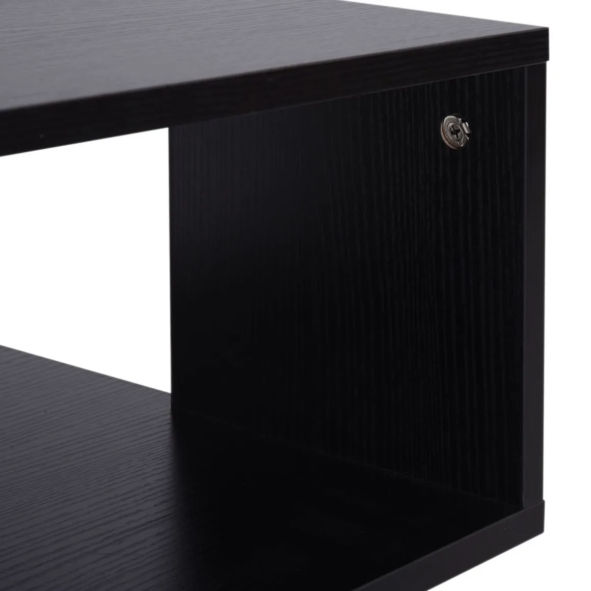 Mesa auxiliar Valery Homcom 3 niveles abiertos 43x40x40 cm