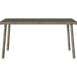 Mesa baja de jardín Turix diseño fijo 37x80x40 cm