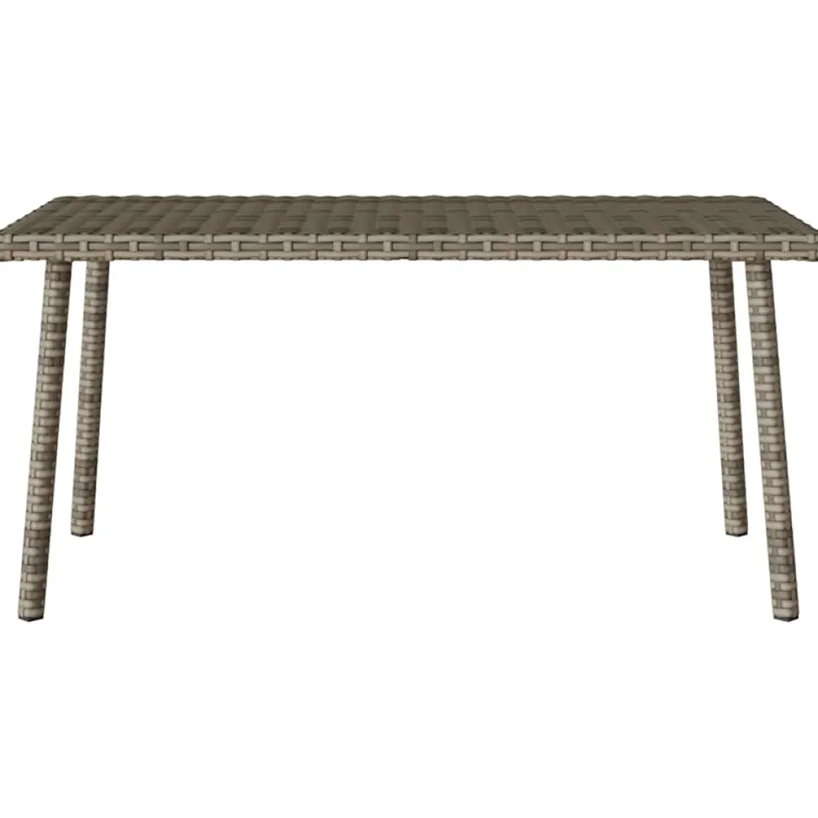 Mesa baja de jardín Turix diseño fijo 37x80x40 cm