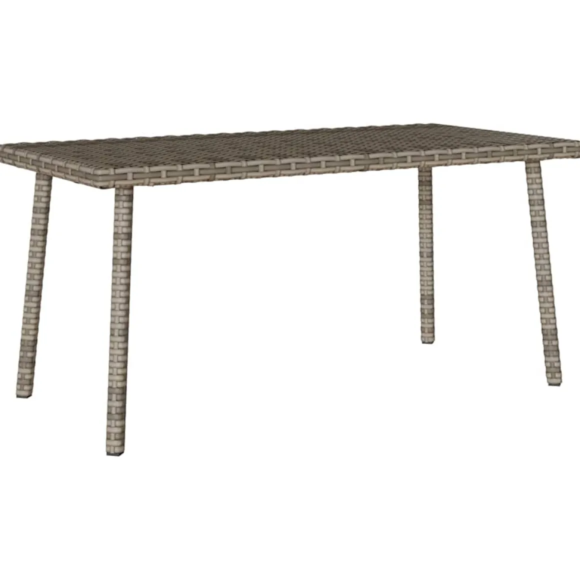 Mesa baja de jardín Turix diseño fijo 37x80x40 cm